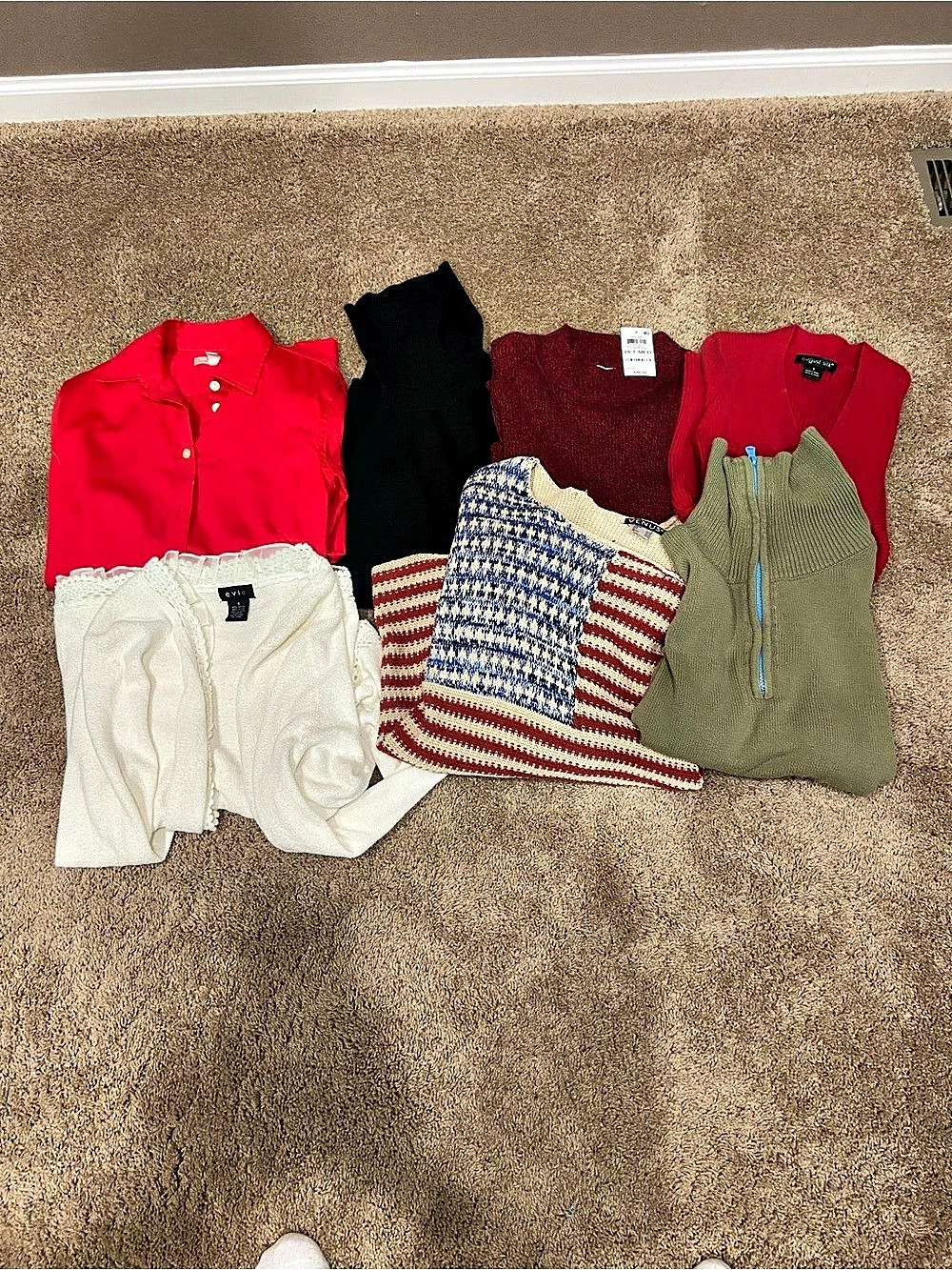 Lot of 7 Women’s Sweaters/Tops Sz XS/S/M